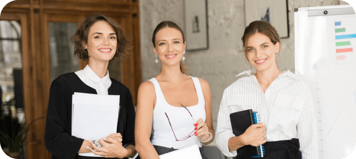 Teachers collaborating on curriculum