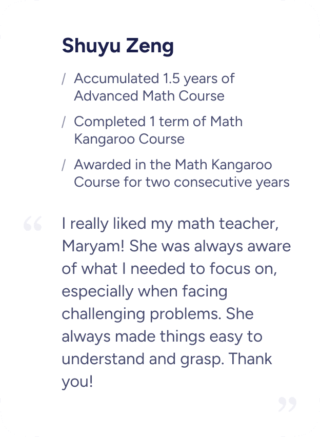 Online Math Courses - WuKong math courses taught in English - Online ...